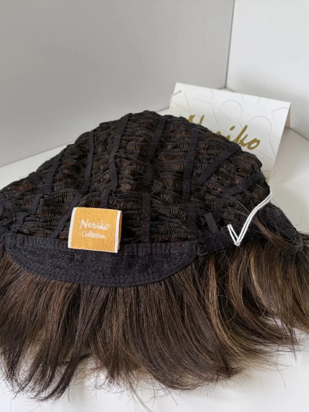 Noriko NORI in Chocolate Frost R, Petite/Avg Cap, Synthetic Wig, NWT